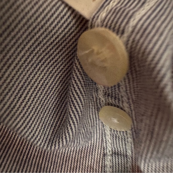 J Crew Button Up Shirt Mens XL Tailored Fit Stripe Long Sleeve Pocket (j5) - Picture 7 of 10